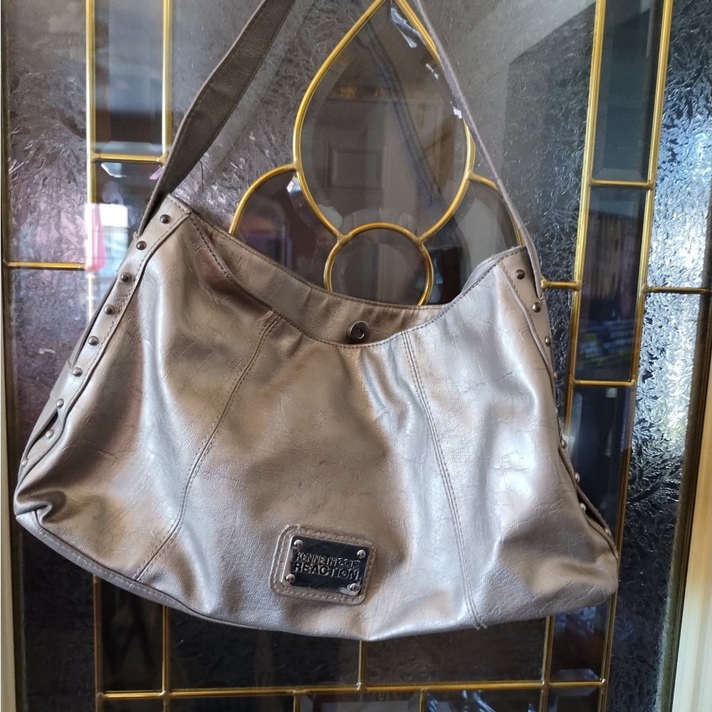 Kenneth Cole REACTION Metallic Hobo Bag